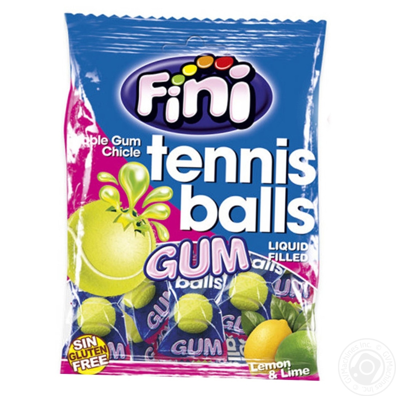 FINI bubble gum tennis balls 75g